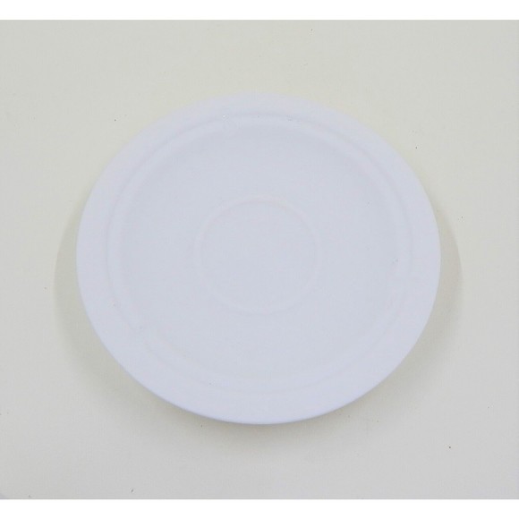 Lithophane Fairy Lamp Santa Claus Reindeer In Flight White Bisque Candle Holder - Picture 4 of 8